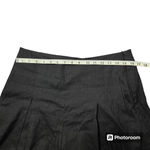 Vince  Black Linen High Waisted Pleated Shorts Photo 5