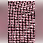 Olga Berg Polly Crystal Clutch Shoulder Bag, Pink, NWT Pink Photo 6