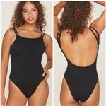 ANDIE NWT  Rockaway One Piece Low Back Swimsuit Removable Pads XS Black #3299 Photo 1