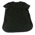 Athleta  T-Shirt Women Tall Girl XL Short Sleeve Crew Neck Boat Hem Gray Outdoor Photo 3