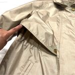 Fleet Street VINTAGE 80’s Women’s Tan Zip Trench Coat Rain Jacket Size PM Photo 9