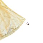 Reformation  Maddison 100% Silk Midi Dress Halter Yellow Zest Satin Size 0 NWT Photo 4