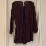 Lucca Couture  | Purple Open Back Romper Small Photo 6