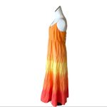 Jessica Simpson NWT Herbs Tiered Ombre Maxi Dress In Melon Dip Dye Photo 3