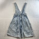 Vintage Jrs 7 1980’s Denim Short Overalls Acid Washed Pleated Long Grunge Punk Blue Size undefined Photo 1