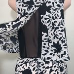 Loft  Floral Print Layered Open Back Dress Size 12 casual dressy business church Photo 6