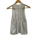 Nike Tank Top Women’s Size XS Dri-Fit Top Athletic Gym Tank Light Gray Photo 5