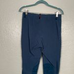 Kerrits Women L Blue Equestrian Riding Pants Ultrasuede Patches Leggings Photo 6