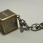 St. John A Rare HTF Vintage  X Neiman Marcus 2 Tone Block Keychain Keyring Fob Photo 2