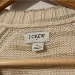 J.Crew  Raglan Space Dyed Crew Neck Sweater cream and tan size large Photo 2