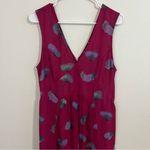 Coach Sleeveless Silk Floral V-Neck Dress Photo 6