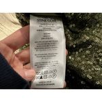 Stine Goya Isha Tunic Dress Moss Green Sequin Small S NWT Photo 8