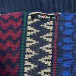 Gee Gee Poncho Size Small/Medium S/M Multicolor Boho Fall Fringe Sweater Blue Photo 2