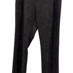 WHBM Faux Charcoal Suede Stretchy Pants‎ Size 4 Polyester Spandex Gray Photo 0