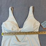 Shade & Shore  Soft Cream High Leg‎ Swimsuit Size Large Photo 3