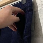 Forever 21 Button Front Corduroy Dark Blue Skirt Ladies MEDIUM Photo 3