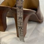 Bisou Bisou  BROWN LEATHER POINT TOE HEELED MULES GUM SOLE Boho Western SIZE 10 Photo 3