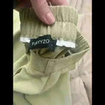 Funyyzo Pants Women High Rise Trousers Green Flare Wide Leg Dress Size L Size L Photo 4