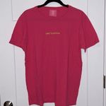 One Teaspoon NWT Pink Glo OT Organic Logo Tee - Short Sleeve Photo 1