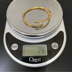 Monet Vintage 60’s Gold-tone Wire Cuff Bangle Bracelet 14g Photo 11