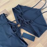 Gianni Bini Black Cutout Maxi Dress, XL, Halter Dress, New with Tags Photo 6