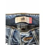 CAbi Cinch Skinny Bleach Splatter Distressed Jeans Size 0 Blue Casual Photo 2