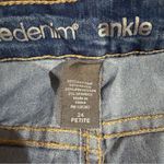 NWT Avenue Cropped Jeans Blue Size 24 Petite Photo 2