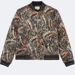 Ba&sh  Santiago Metallic Jacquard Bomber Jacket Photo 3