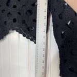 Maeve Anthropologie Black Crochet Sweater One Size Boho Coastal Cowgirl NWT Photo 4