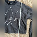 Adidas Crop Sweater‎ Gray Size M Photo 5