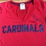 PINK - Victoria's Secret 2012 MLB Victoria’s Secret PINK Red Cardinals Baseball Shirt XS Photo 0