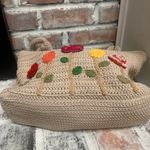 The Sak  Crafted Classics Crochet Carryall Tote with floral embroidery Photo 4