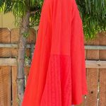 Free People  Parisian Nights Eyelet Bell Sleeve Top size M Photo 4