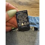 Denim & Co Women Medium Short Sleeve Zip Embroidered Floral Grannycore Boho Blue Photo 6