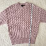 Theory Karenia Cable Knit Felted Wool Cashmere Blend Crewneck Sweater Photo 4
