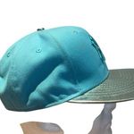New Era 9fifty Embroidered New York Yankees teal/silver snapback hat Blue Photo 2