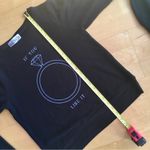 Wildfox “IF YOU LIKE IT 💍 “ Cozy, Lightweight Sweatshirt, Black, White, Size XS Photo 8