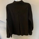 Kathy Ireland Life & Style Womens Black Shirt Button Long Sleeve XL Photo 8