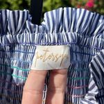 Petersyn Barrett Multicolor Smocked Stretch Minin Skirt Size XS Blue Photo 7