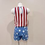 Junk Food Americana Romper Size Medium Red Photo 7