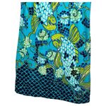 Lilly Pulitzer  Dress Womens 4 Blue Koi Fish Sleeveless Shift Cotton Lined 82765 Photo 10