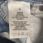 Aeropostale Mom Shorts Women's Size 4 30x3 Cuffed Distressed High Rise Blue Photo 4