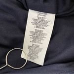 Betsy and Adam NWT Scarf Drape Dress Size 6 Cocktail Navy Blue Sequin Choker Photo 5