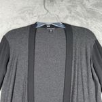 Eileen Fisher Sweater Womens Small Gray Open Cardigan Preppy Neutral Minimalist Photo 3