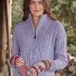 Sundance  Sycamore quarter zip cable knit sweater Photo 0