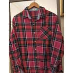 Crown & Ivy  Plaid Flannel Women's Red Pink Size Small Photo 3