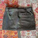 ZARA Olive Green Cargo Mini Skirt Photo 3