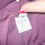 P’Tula maroon women’s new full length high rise crossover leggings Purple Size M Photo 10