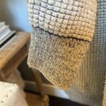 Soft Surroundings Caressa waffle knit open front cardigan gray lagenlook Size M Photo 5