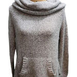 Eddie Bauer  Cowl Neck Pullover Sweater with Pocket Comfy Casual‎ Gray Photo 0